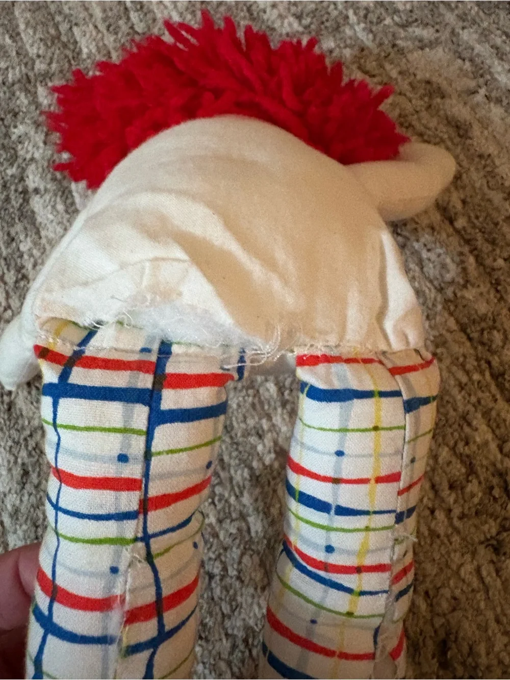 Vintage homemade Raggedy Ann and Andy Dolls